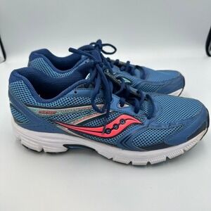 Saucony Cohesion 9 Womens Running Shoes Athletic Sneakers Blue Coral Women's 10‎